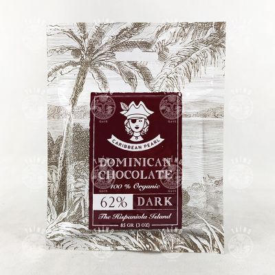 Шоколад 62% какао, Caribbean pearl, 85 гр