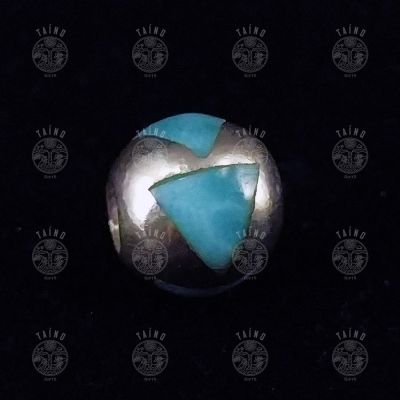 Шарм Laura Tosato для браслета Pandora. Серебро 925, ларимар.