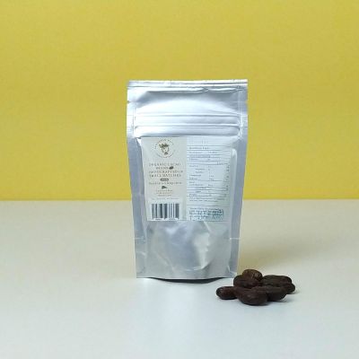 Жареные какао-бобы, Жареные и карамелизированные какао-бобы, Caribbean pearl, 42 гр