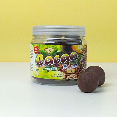 Какао натуральный молотый, слеплен в шарики с сахаром, K-rla, 600 гр