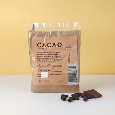 Какао порошок, натуральный c сахаром, Caribbean pearl, 450 гр