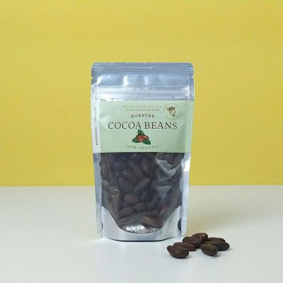 Жареные какао-бобы, Жареные и карамелизированные какао-бобы, Caribbean pearl, 70 гр