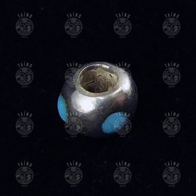 Шарм Laura Tosato для браслета Pandora. Серебро 925, ларимар.