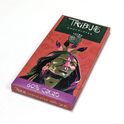 Тёмный молочный шоколад 60% какао, TRIBUS, 85гр